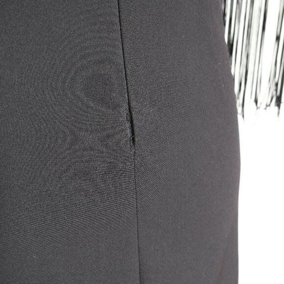 ✰ Black Fringed Zara Mini Dress - Off the Shoulder with Festival-Ready Style ✰ - Picture 13 of 15